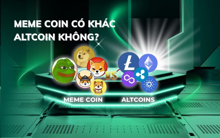 Sự khác nhau giữa meme coin và altcoin