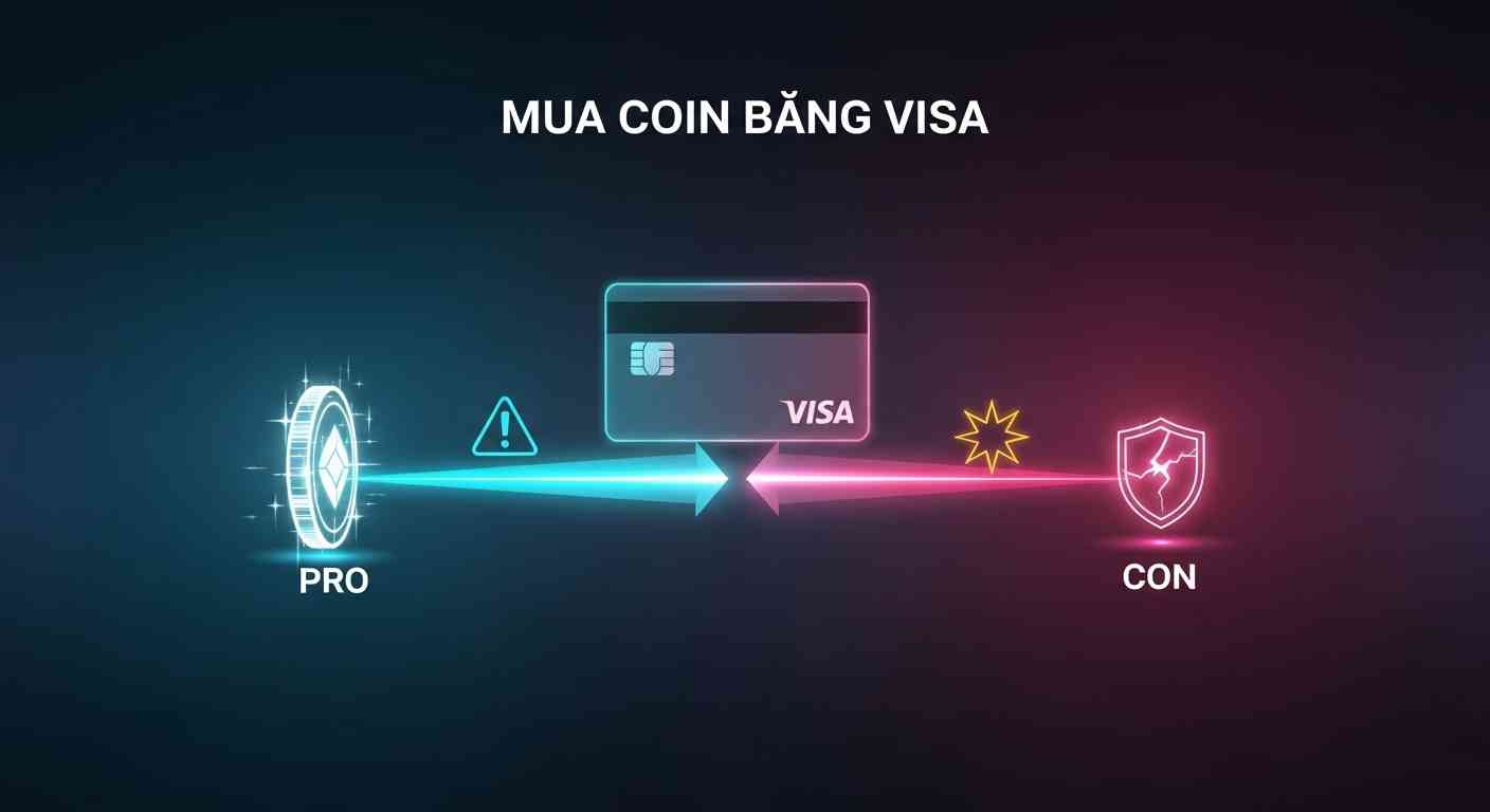 Ưu và nhược điểm khi mua coin bằng visa