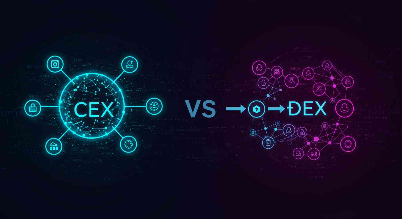 So sánh trực diện giữa sàn dex và sàn cex